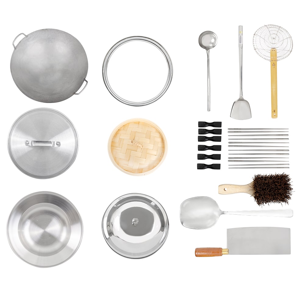 296-34000 33-Piece Professional Home Wok Kit