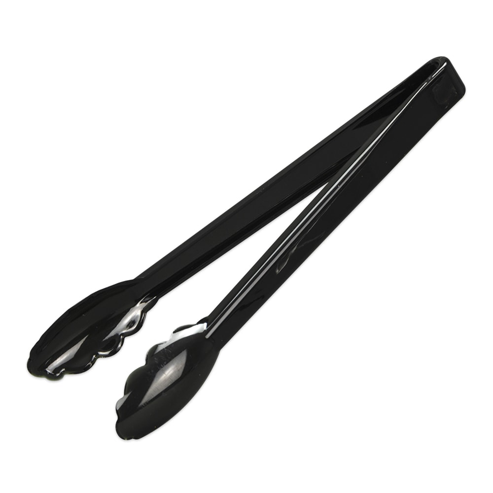 370-PCT12BK 12"L Plastic Utility Tongs, Black