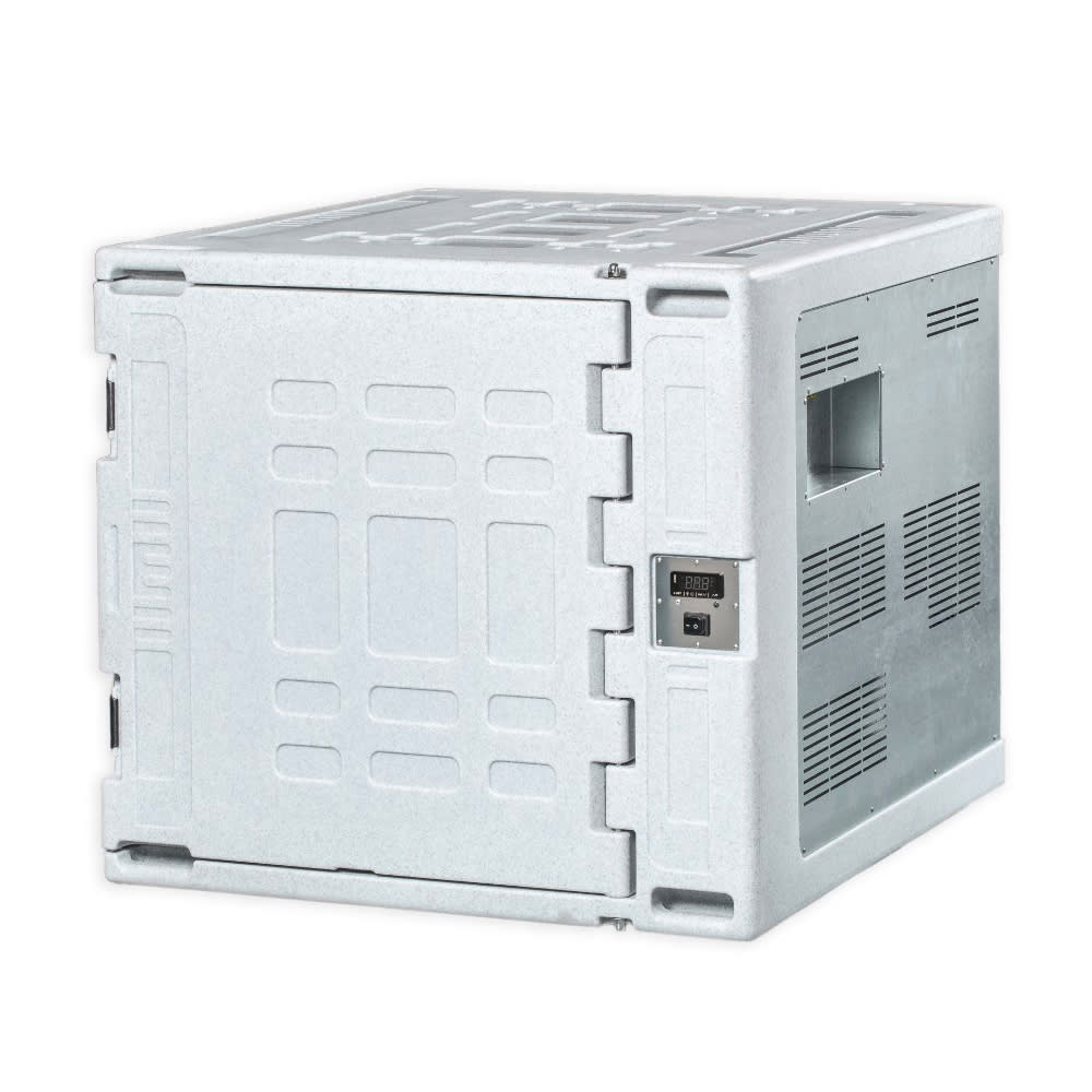 040-F0330FDN Refrigerated Insulated Food Carrier w/ (3) Pan Capacity - Gray, 100-240v/1ph
