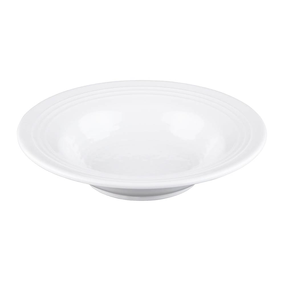 701-D1098GGW 11" Round Melamine Dinner Plate, White