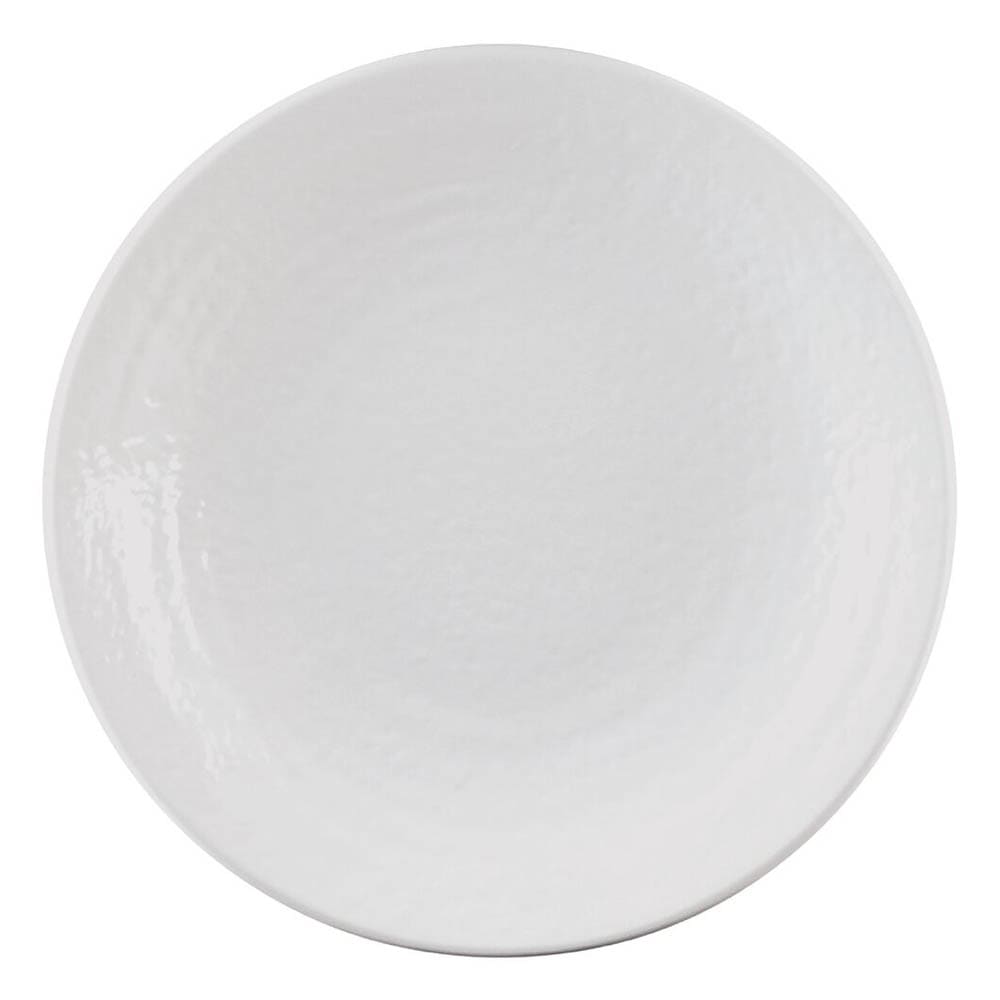 701-D10RRW 10" Round Melamine Dinner Plate, White
