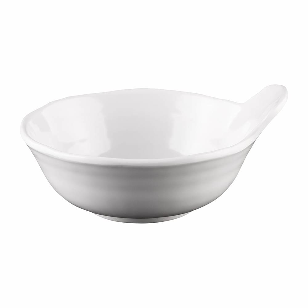 701-D452RRW 6 oz Round Melamine Bowl, White