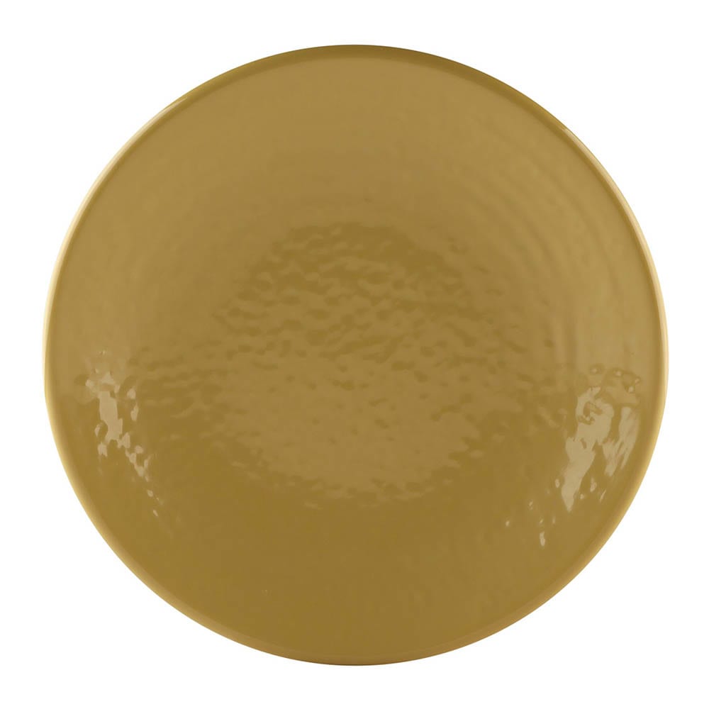 701-D638RROO 6 3/8" Round Melamine Dessert Plate, Olive Oil