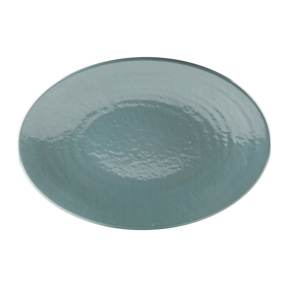 701-D812RRABY 12 3/4" x 8 3/4" Oval Pebble Creek Platter - Melamine, Abyss