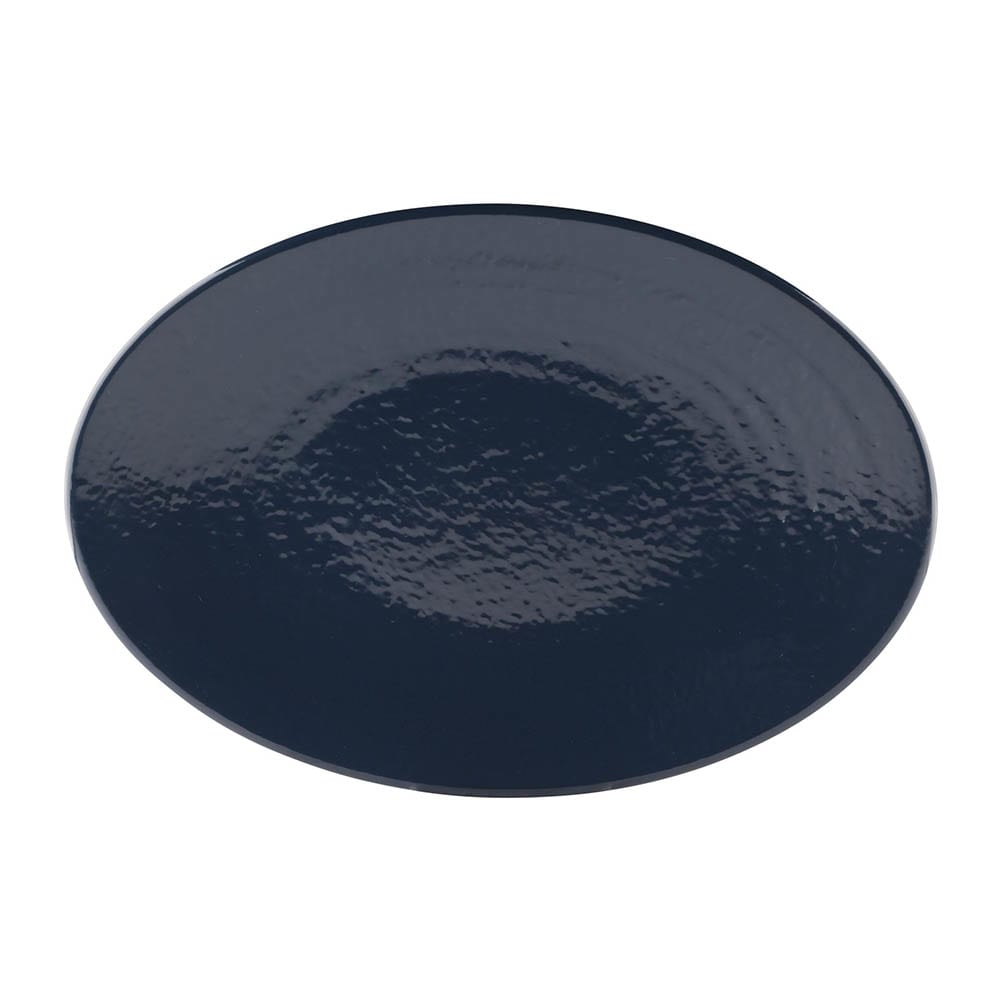 701-D812RRLAP 12 3/4" x 8 3/4" Oval Pebble Creek Platter - Melamine, Lapis