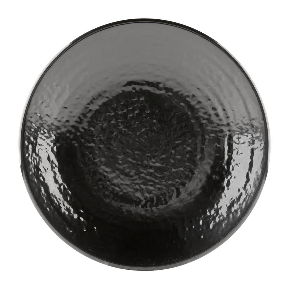 701-D814RRB 8 1/4" Round Melamine Salad Plate, Black