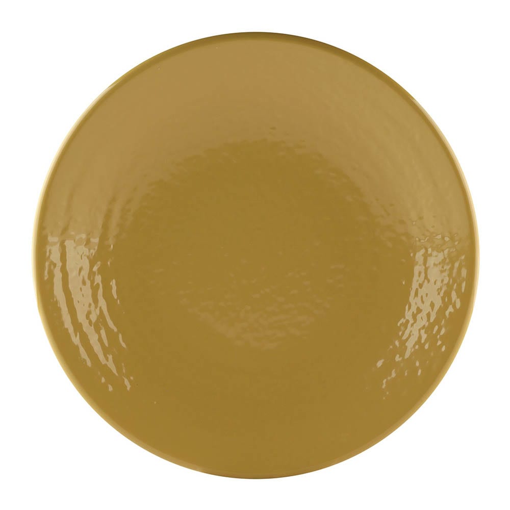 701-D9RROO 9" Round Melamine Dinner Plate, Olive Oil