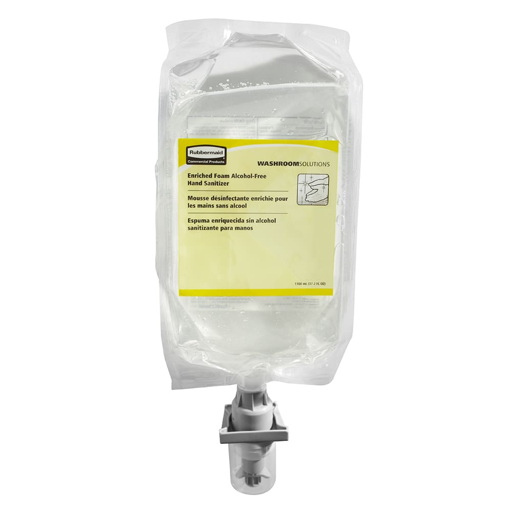 007-FG750593 1100 ml TC Foam Alcohol Free Hand Sanitizer Refill for AutoFoam Dispensers - E3 Rate...