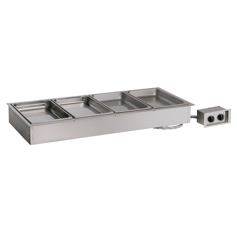 139-400HWD62301 Drop-In Hot Food Well w/ (4) Full Size Pan Capacity, 230v/1ph