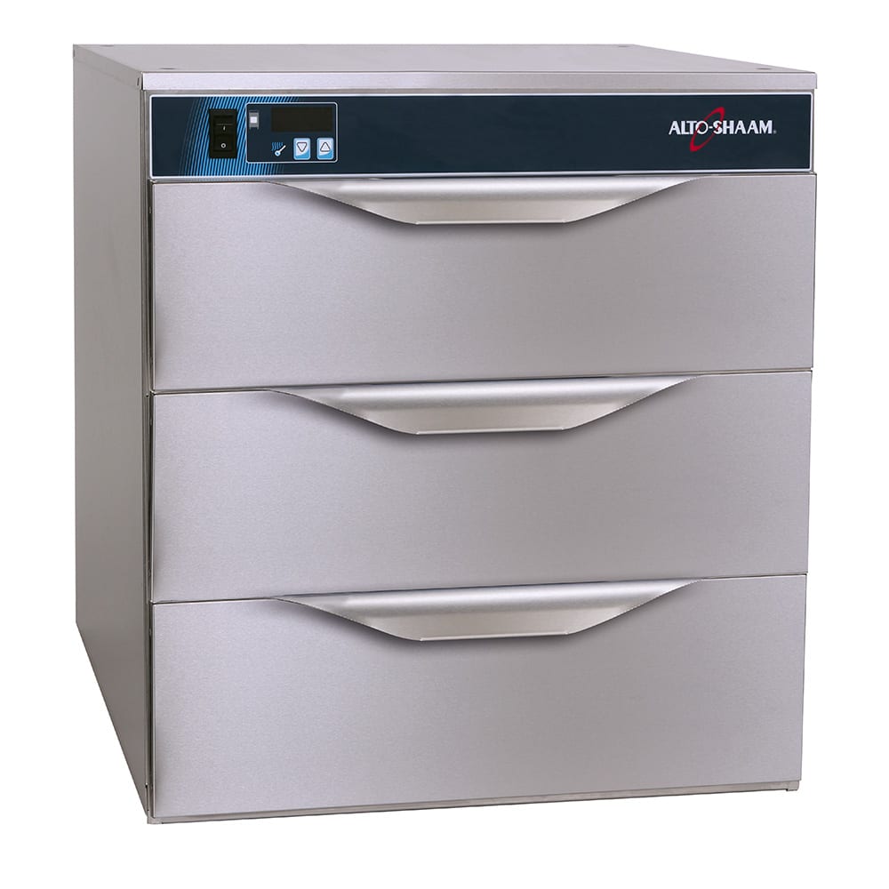 139-5003DQS 24.63"W Freestanding Warming Drawer w/ (3) 23" Compartments, 120v