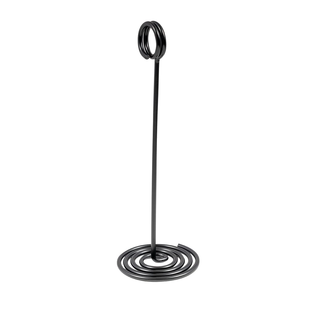 166-NSB8 8" Number Card Holder - Steel, Black