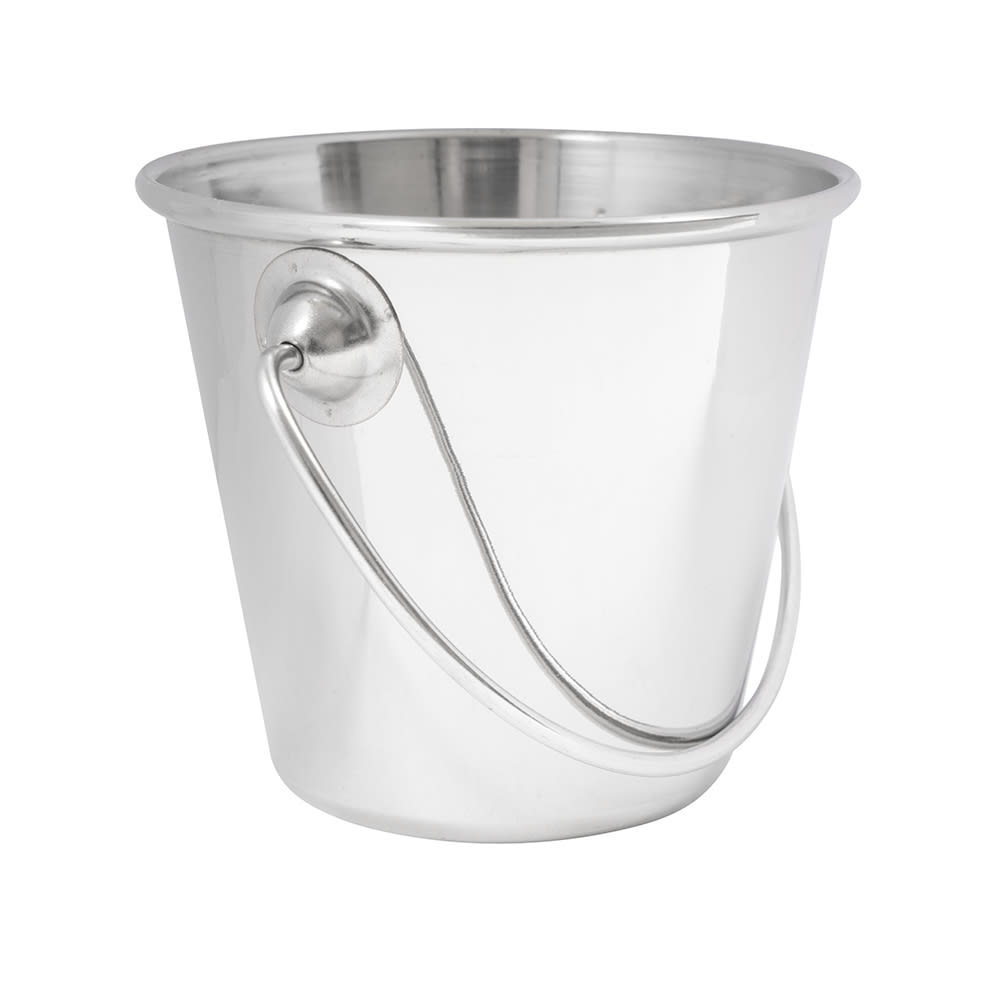 166-SSP35 3 1/2" Mini Pail, Mirror Finish, Stainless