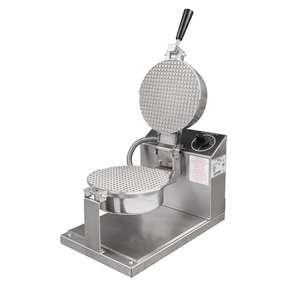 231-5020 Giant Waffle Cone Baker w/ 8" Danish Grid & Push Button Controls, 120v