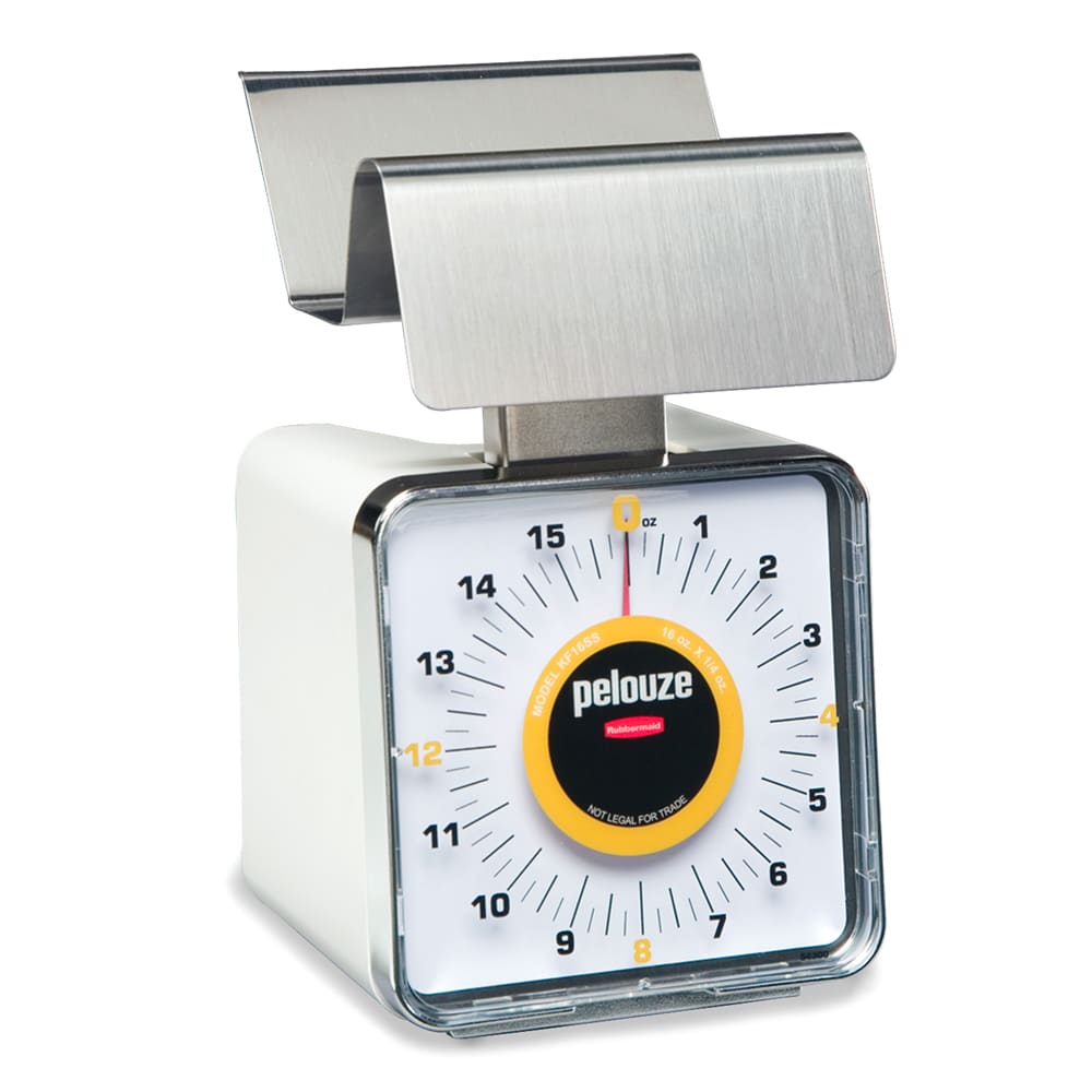 007-KF16SS Pelouze Specialty Compact Scale - 16 oz x 1/4 oz, Stainless/Plastic