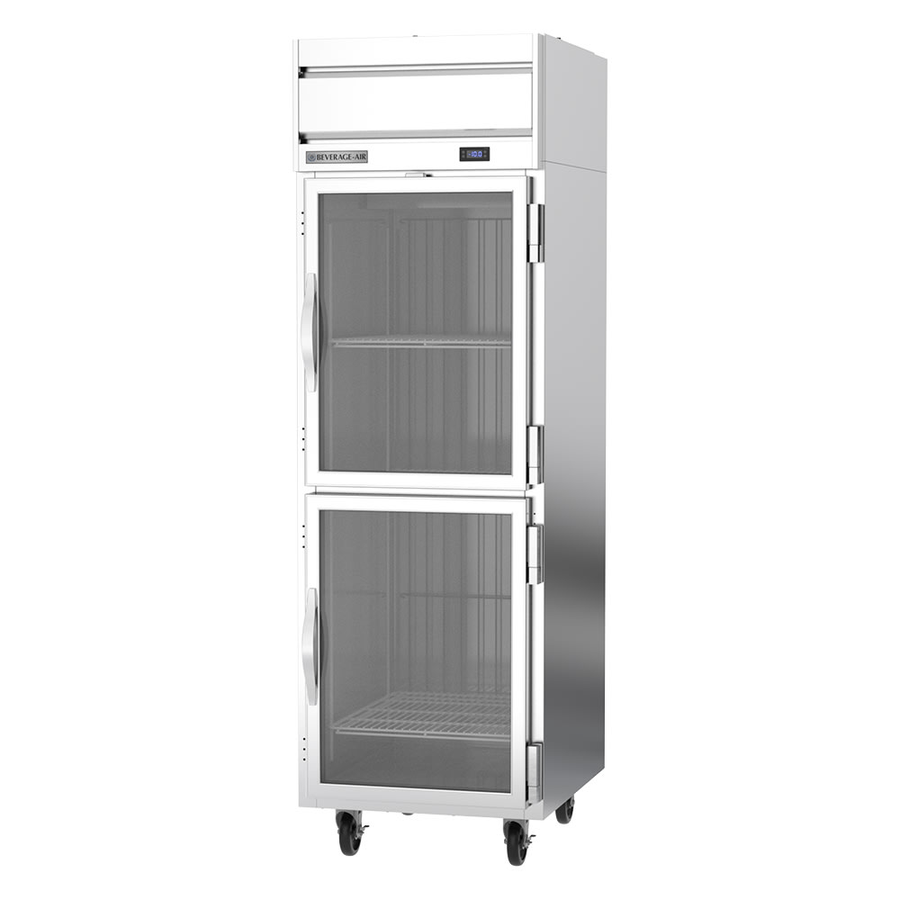 118-HF1HC1HG 26" Horizon Series One Section Reach In Freezer, (2) Right Hinge Glass Doors, 1...