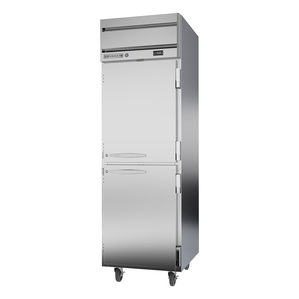 118-HFP1HC1HS 26" Horizon Series One Section Reach In Freezer, (2) Right Hinge Solid Doors,...