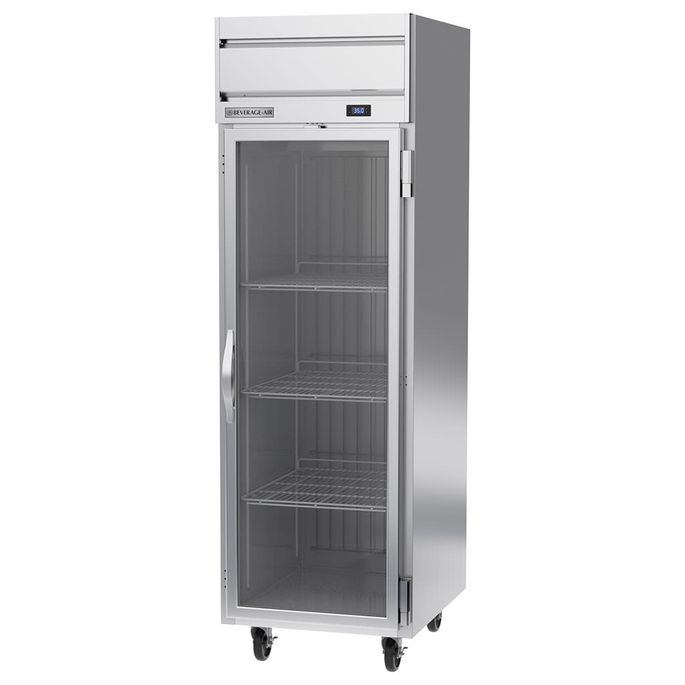 118-HR1HC1G 26" One Section Reach In Refrigerator, (1) Right Hinged Glass Door, 115v