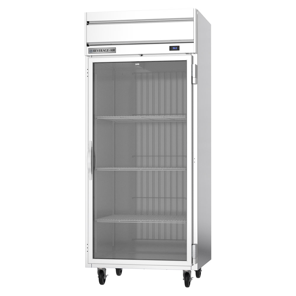 118-HR1WHC1G 35" One Section Reach In Refrigerator, (1) Right Hinge Glass Door, 115v