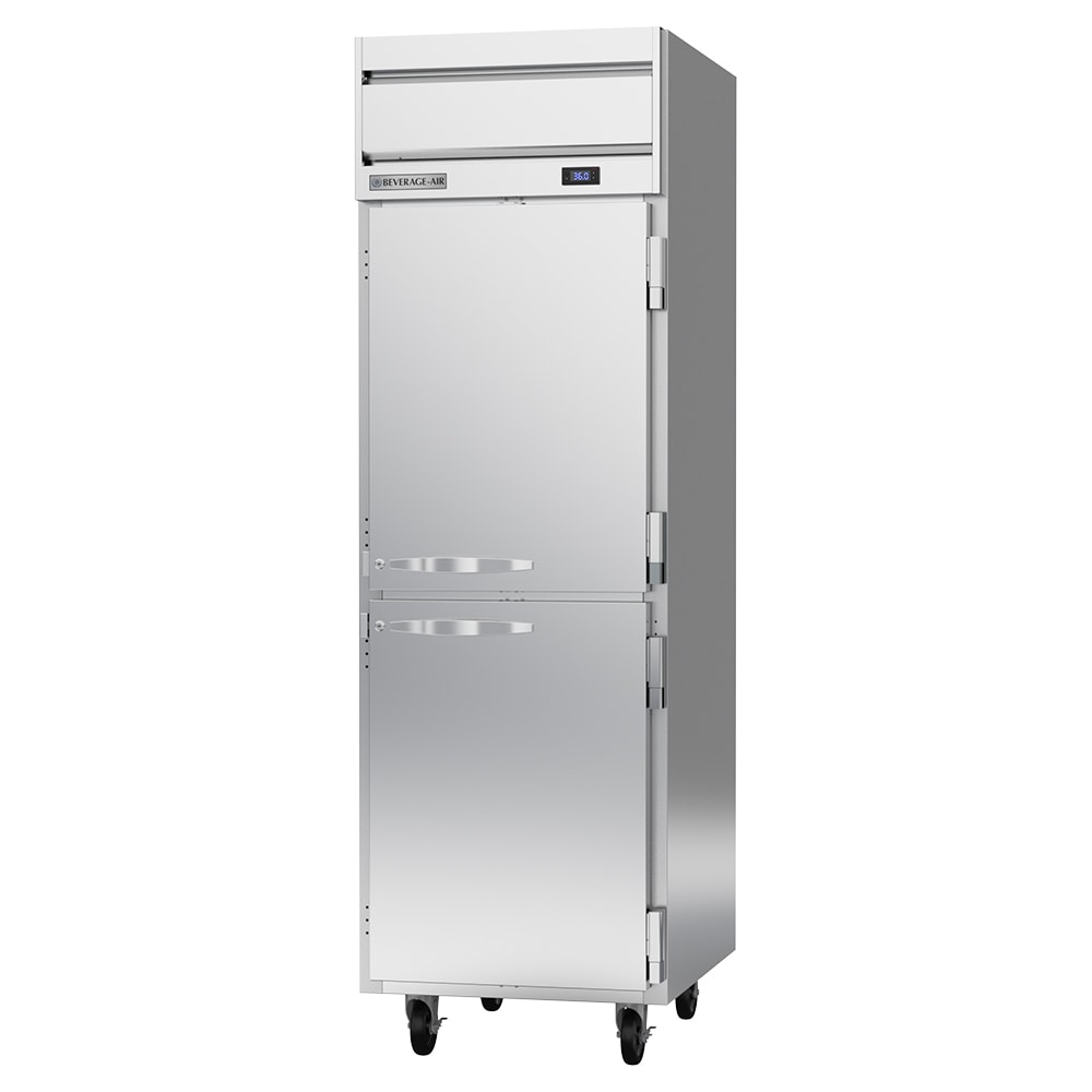 118-HRP1HC1HS 26" One Section Reach In Refrigerator, 2 Right Hinge Solid Doors, 115v