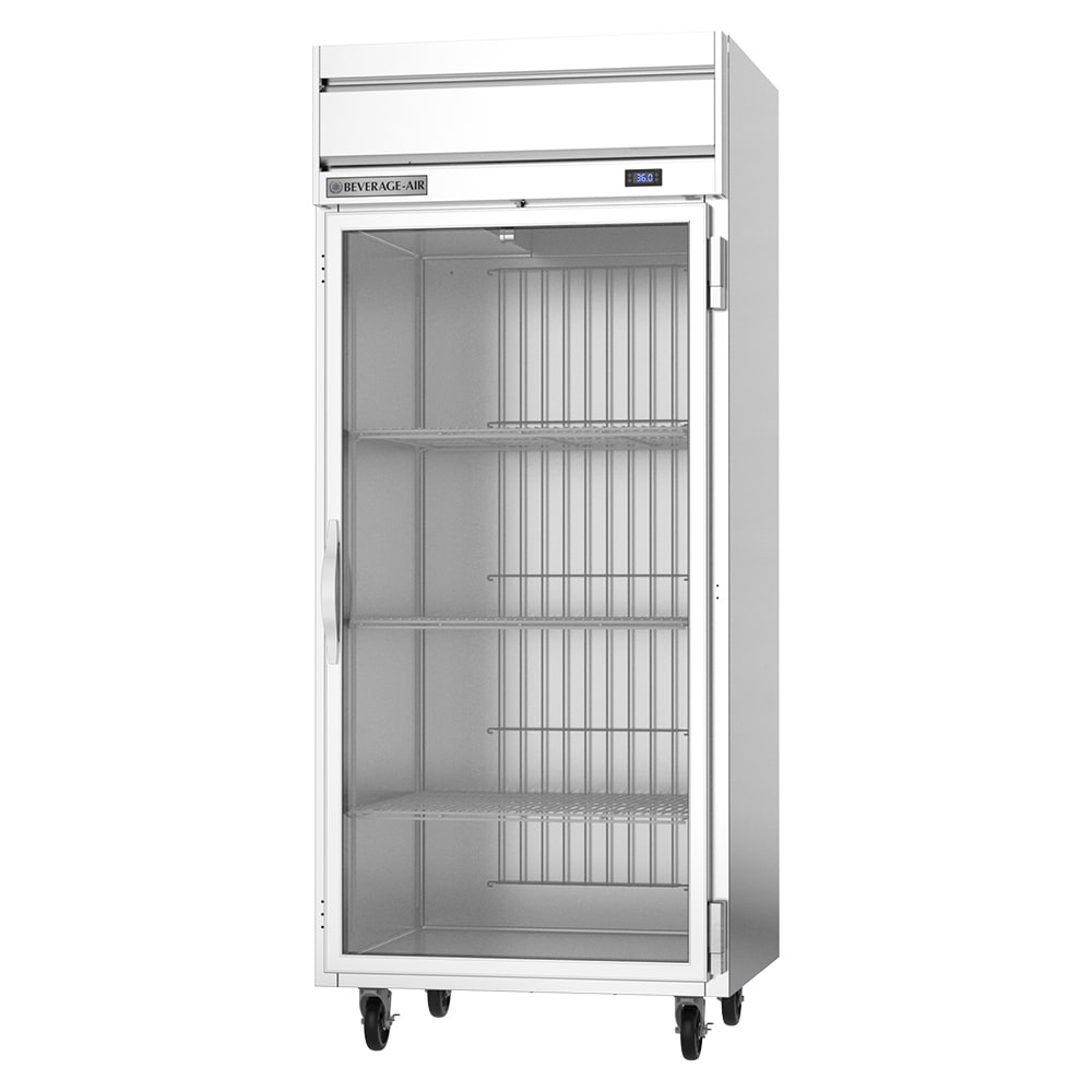 118-HRS1WHC1G 35" One Section Reach In Refrigerator, (1) Right Hinge Glass Door, 115v