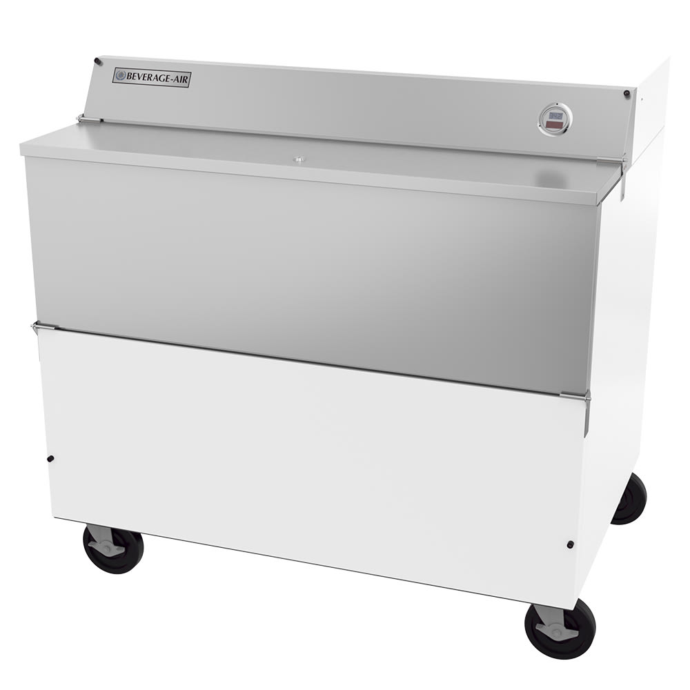 118-SMF49HC1W02 Milk Cooler w/ Top & Side Access - (768) Half Pint Carton Capacity, 115v