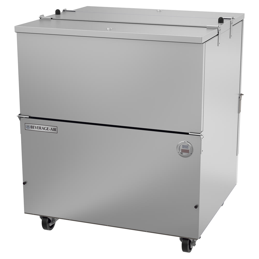 118-ST34HCS Milk Cooler w/ Top & Side Access - (512) Half Pint Carton Capacity, 115v