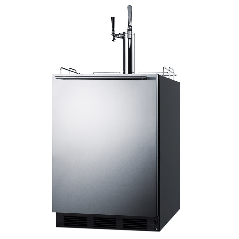162-SBC58BBICMTWINAD 24" Draft Cold Brew & Nitro Coffee Dispenser - (1) Column & (2)...