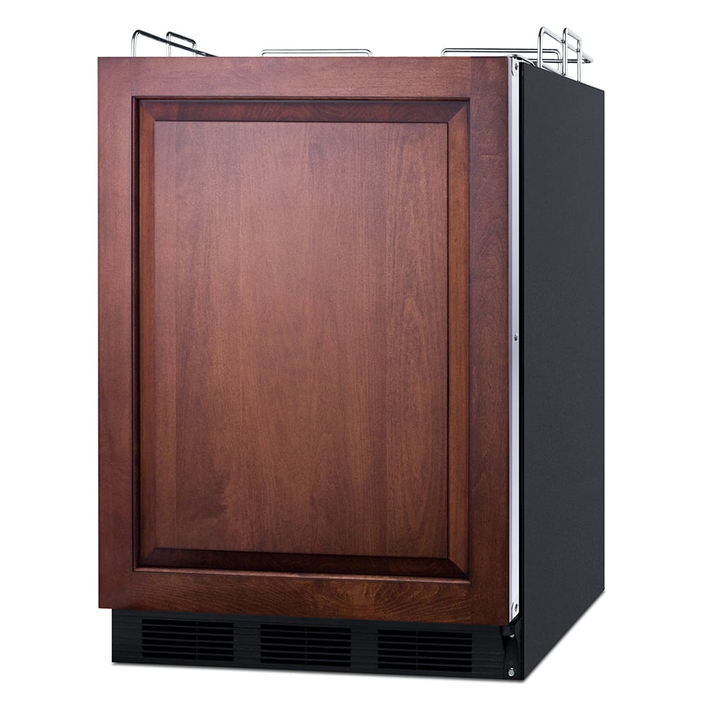 162-SBC58BBINKIFADA 23 5/8" Kegerator Beer Dispenser w/ (2) Keg Capacity - No Tap Kit, Black...