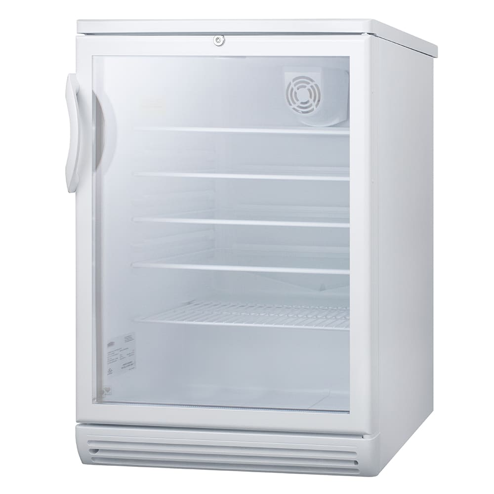 Summit SCR600GLBIADA 24" W Undercounter Refrigerator w/ (1) Section & (1) Door, 115v