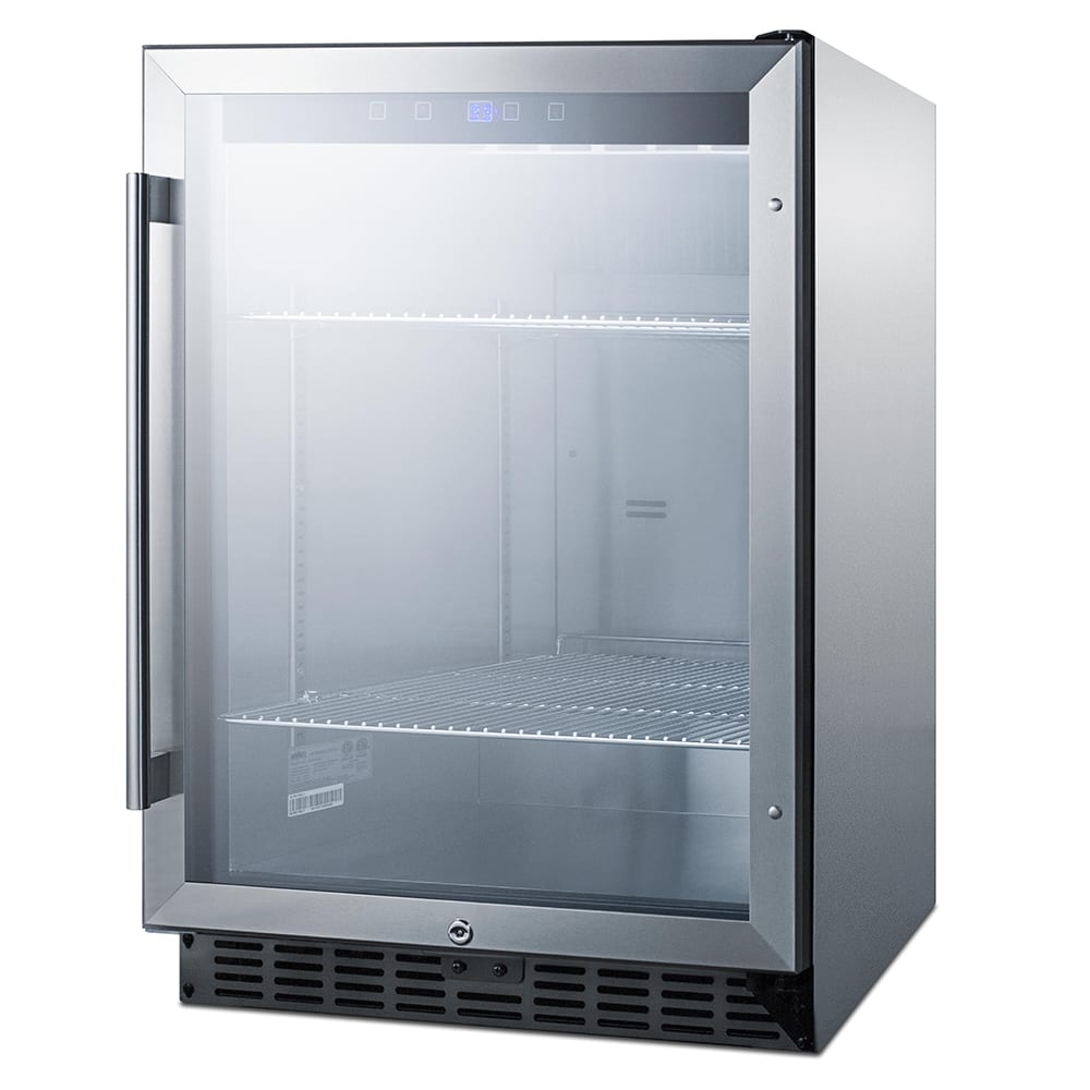 162-SCR611GLOS 23 5/8" W Undercounter Refrigerator w/ (1) Section & (1) Door, 115v