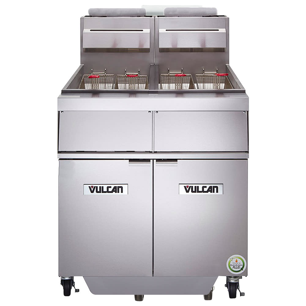 207-2GR45MFLP Gas Fryer - (2) 50 lb Vats, Floor Model, Liquid Propane