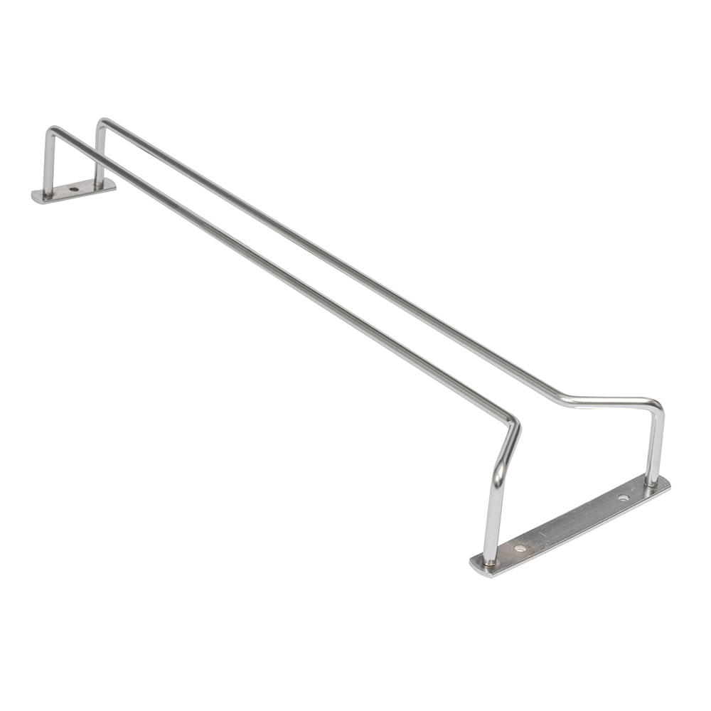 166-WGH16CR 16" Hanger w/ Entry & Stop Section, Wire, Chrome/Glass