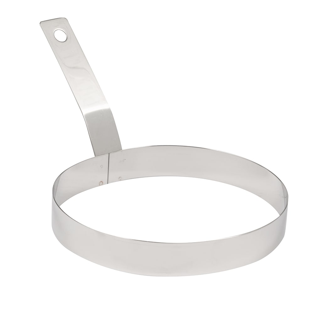 166-ER587 6" Egg Ring w/ Handle, Stainless
