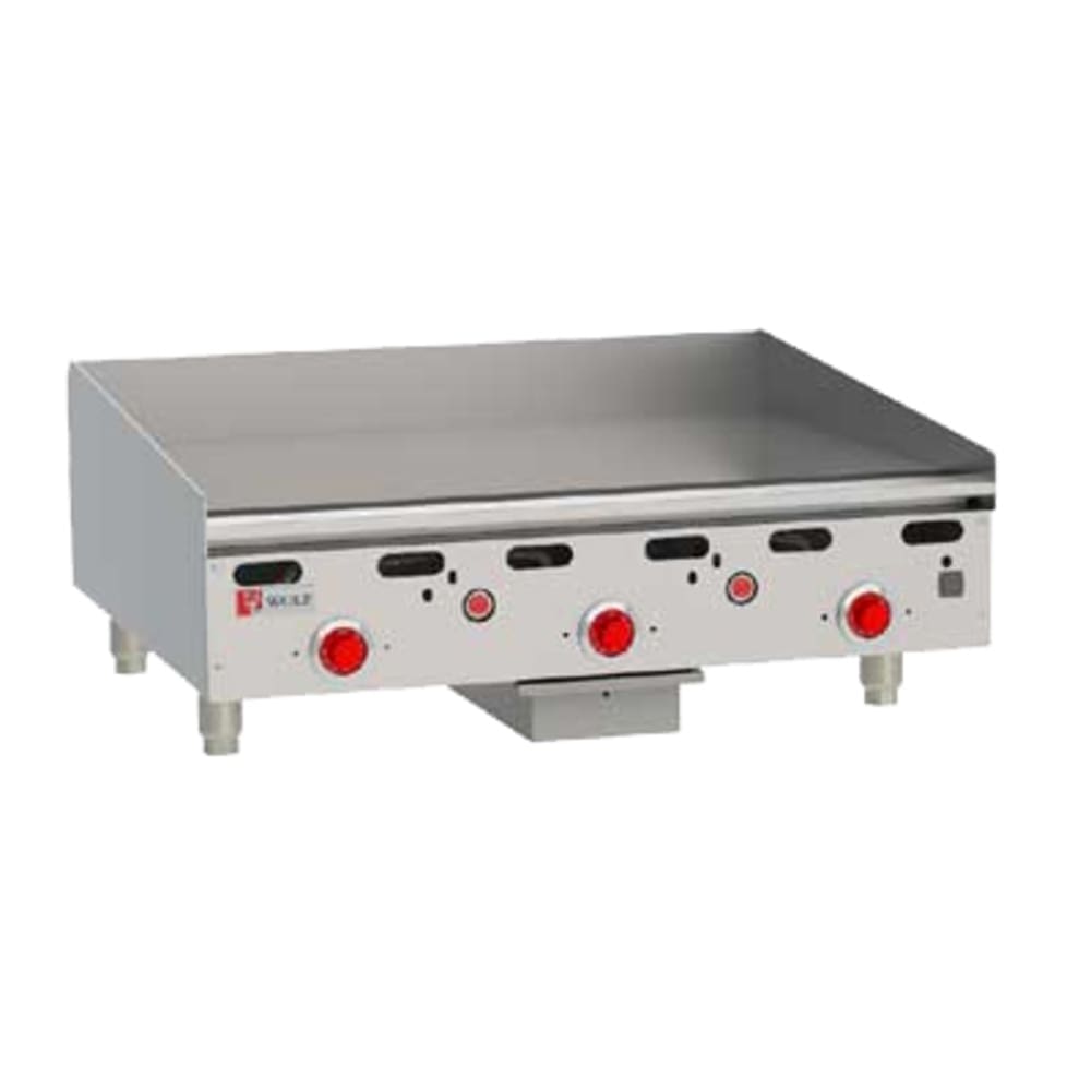 Wolf ASA36 36" Gas Griddle w/ Thermostatic Controls - 1" Steel Plate, Natural Gas