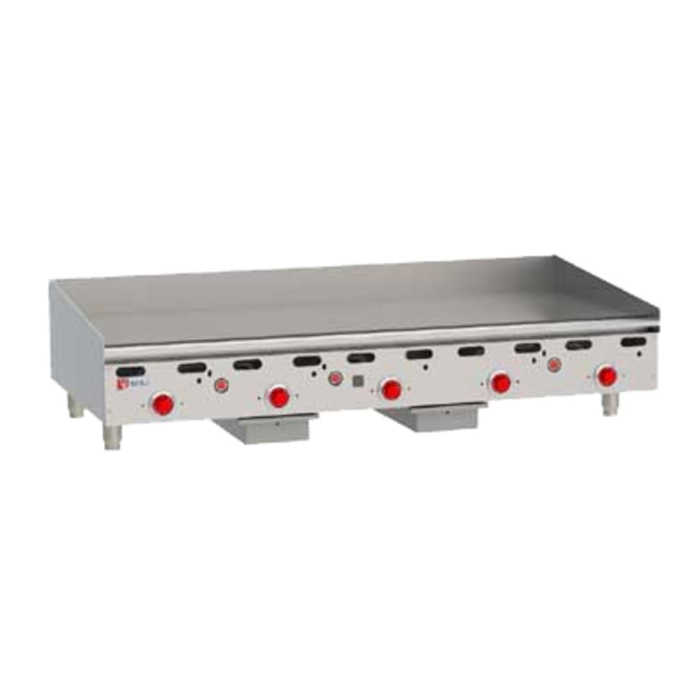 Wolf ASA60 60" Gas Griddle w/ Thermostatic Controls - 1" Steel Plate, Liquid Propane
