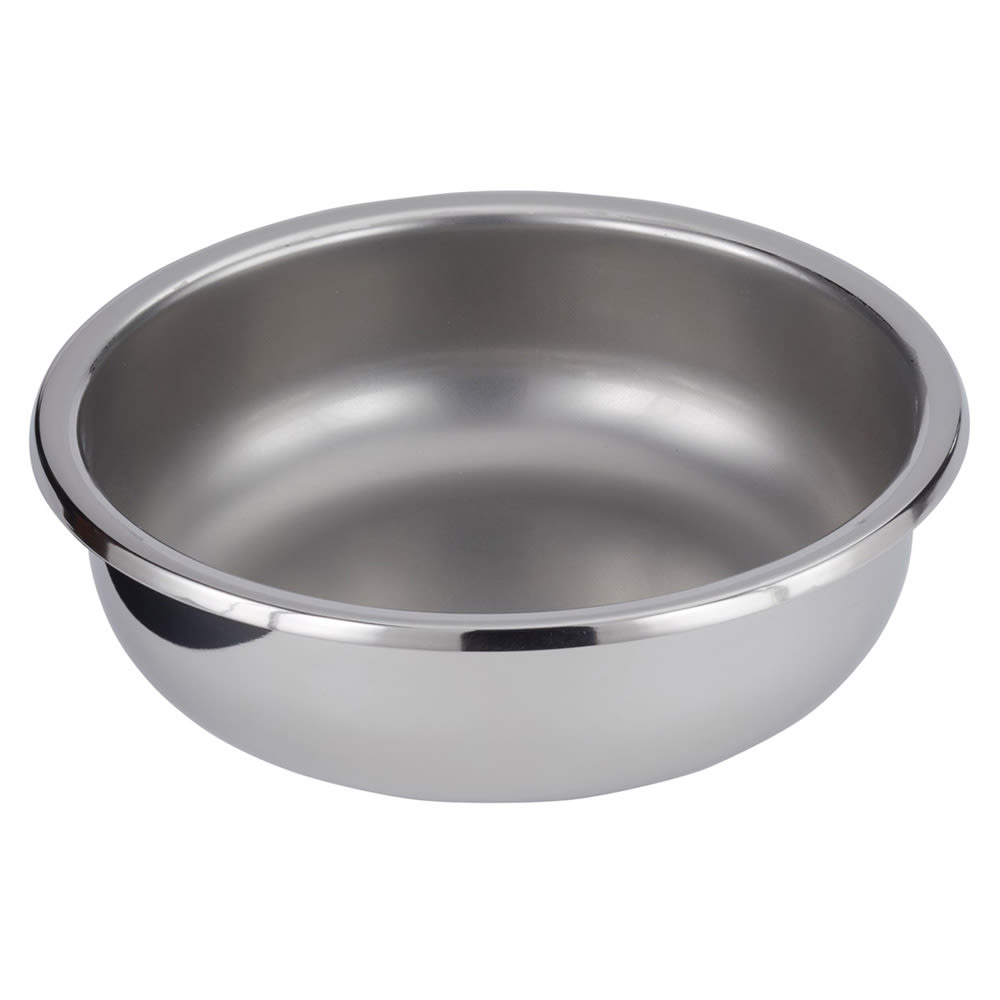 Spring USA 272-66/27 4 qt Round Insert for 2274 5/27 Chafing Dish, Stainless Steel