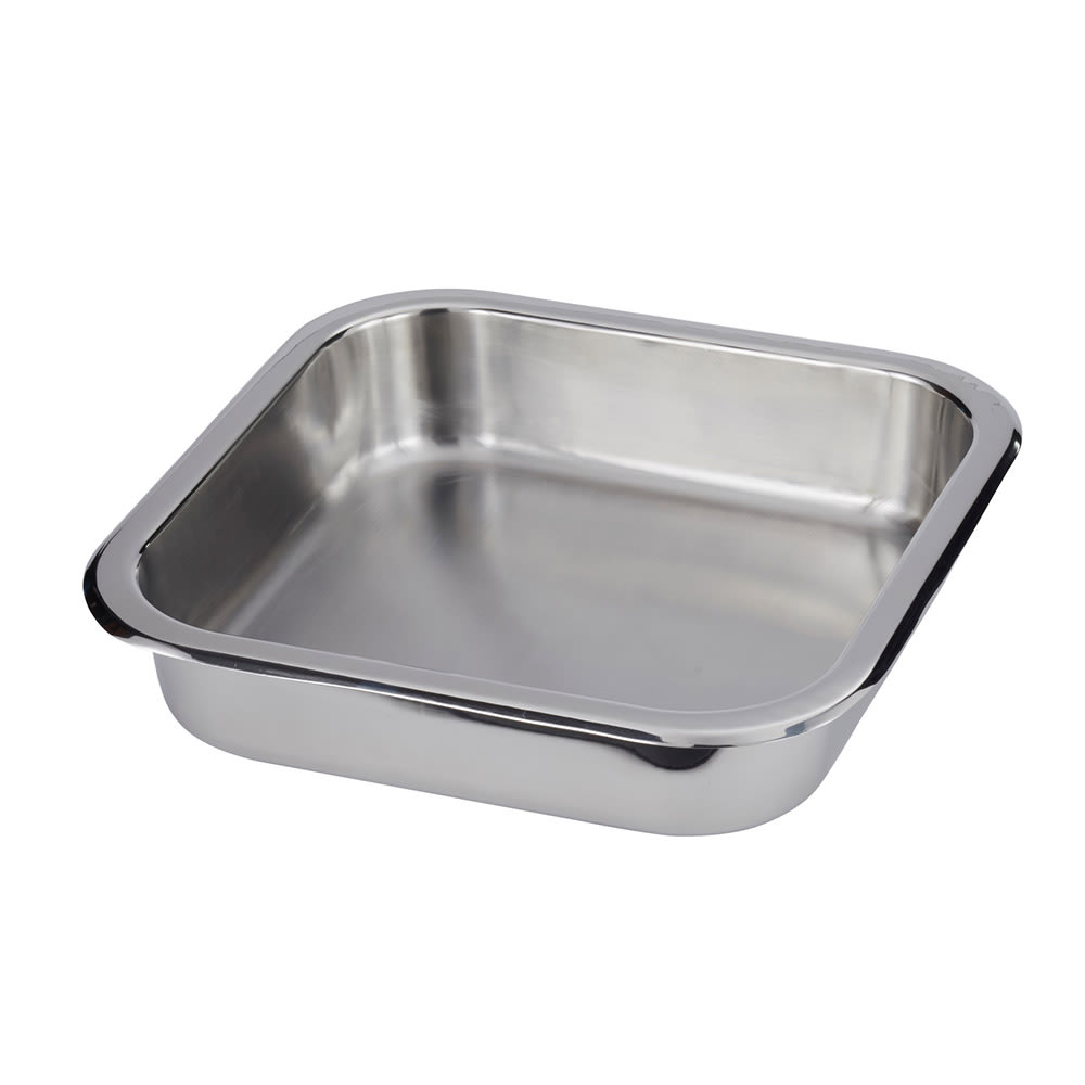 Spring USA 274-66/23 4 qt Square Insert for 2274 5/23 Chafing Dish, Stainless Steel