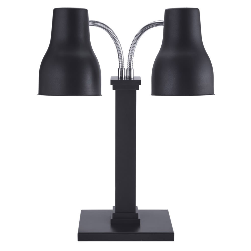 Spring USA 2792-6EB 2 Bulb Heat Lamp w/ Adjustable Arm - Black, 110-120v