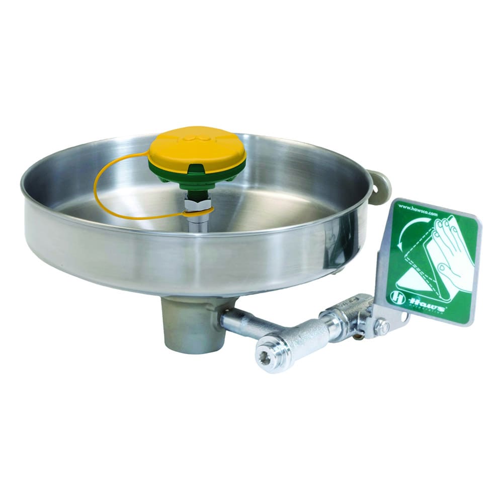 064-EW7360BTMV Wall Mount Eyewash Unit - Thermostatic Mixing Valve