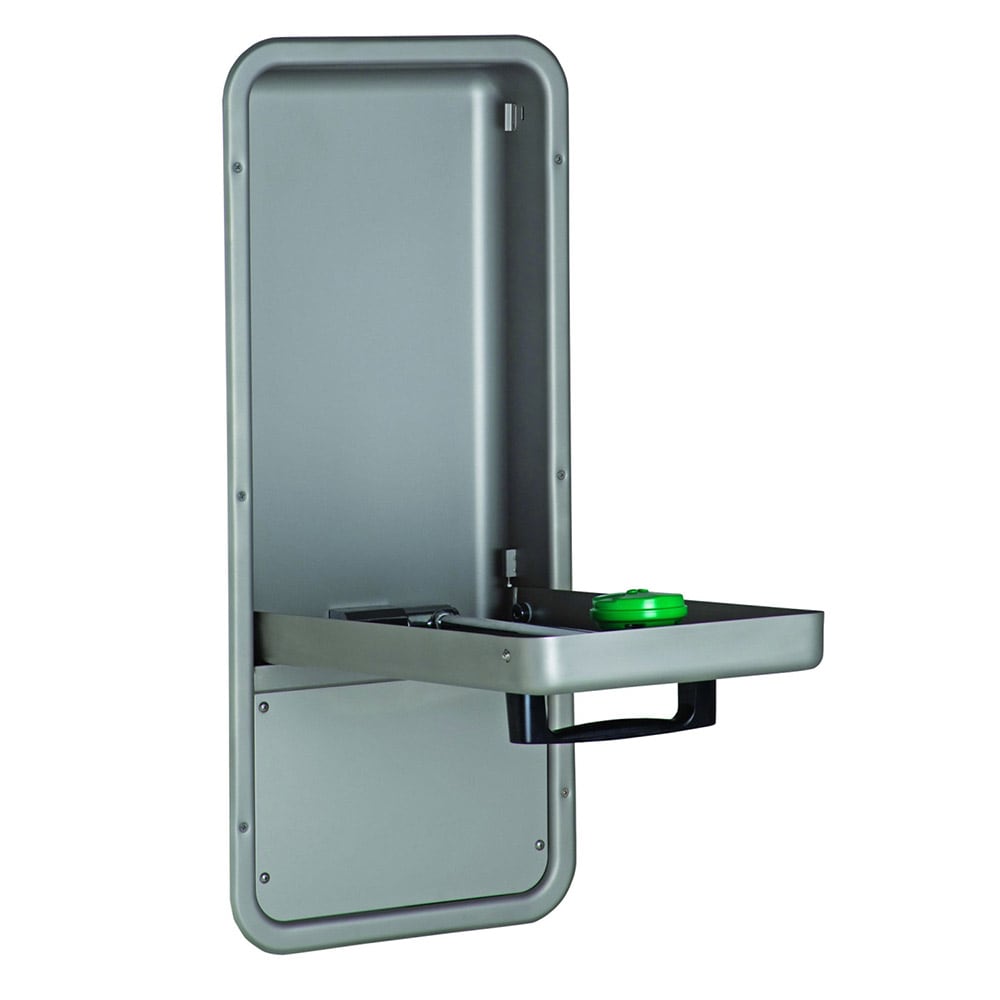 064-EW7656WC Recessed Wall Mount Eyewash Unit - 4 1/5 gpm, Chrome Plated