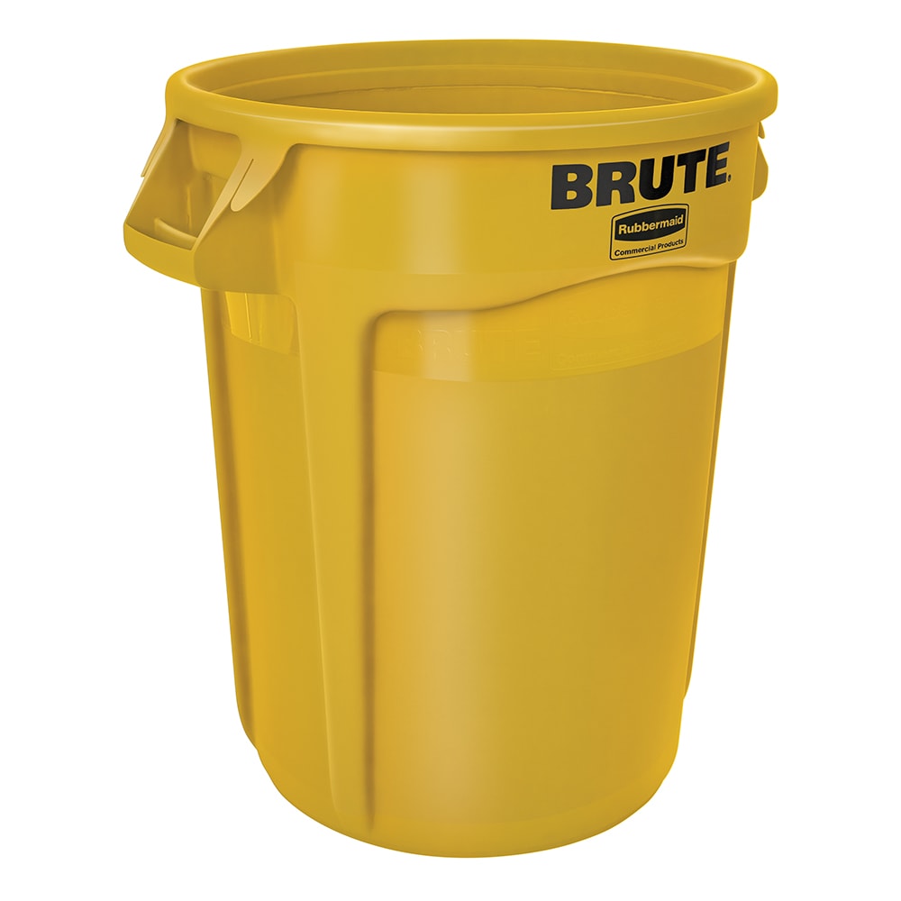 007-2632Y 32 gallon Brute Trash Can - Plastic, Round