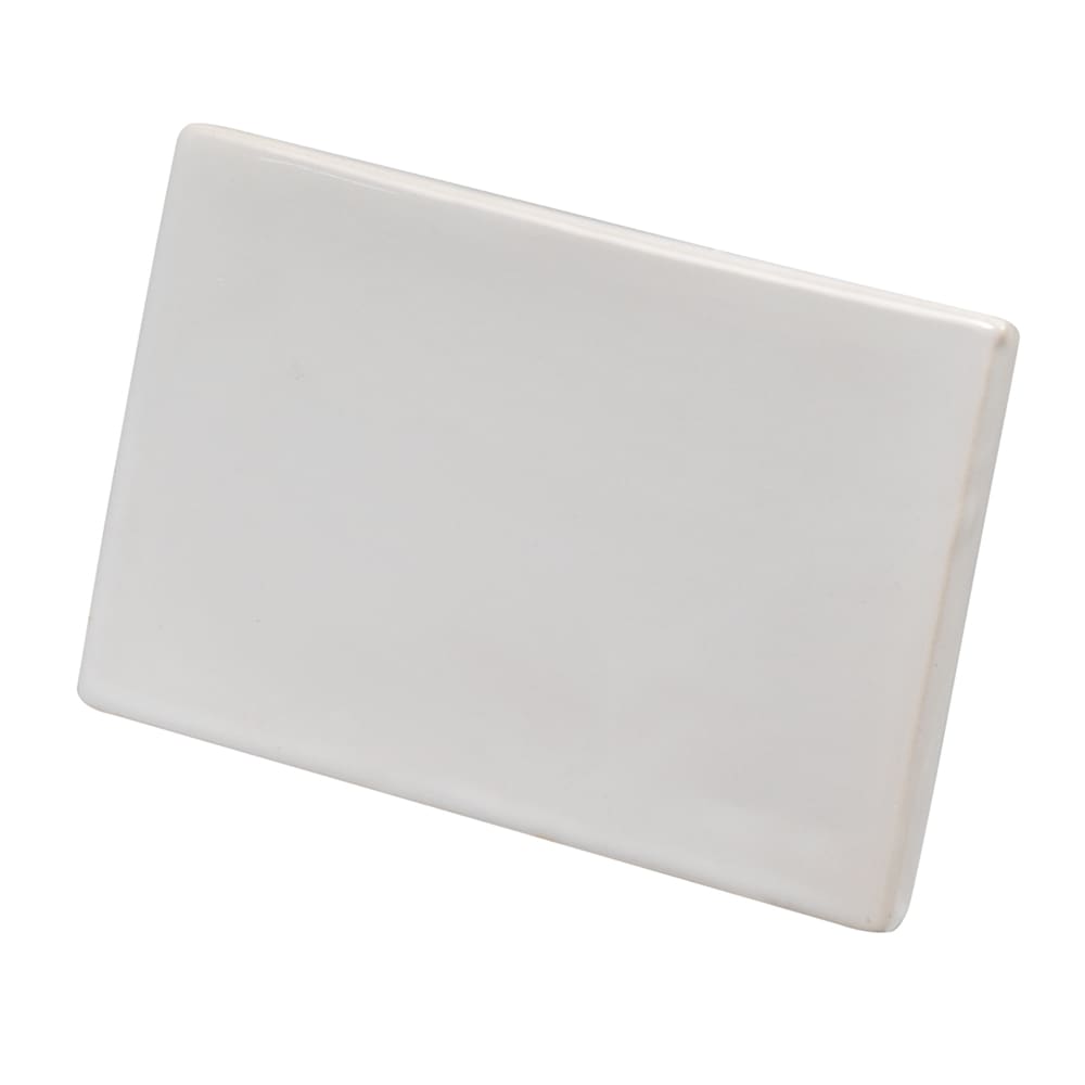 166-CMP553 Write On Tabletop Menu Card - 3 1/2" x 5 1/2", Ceramic