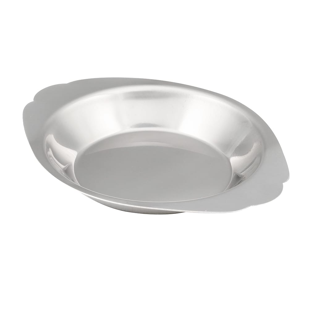 166-AR080 8 oz. Round, Stainless Rarebit