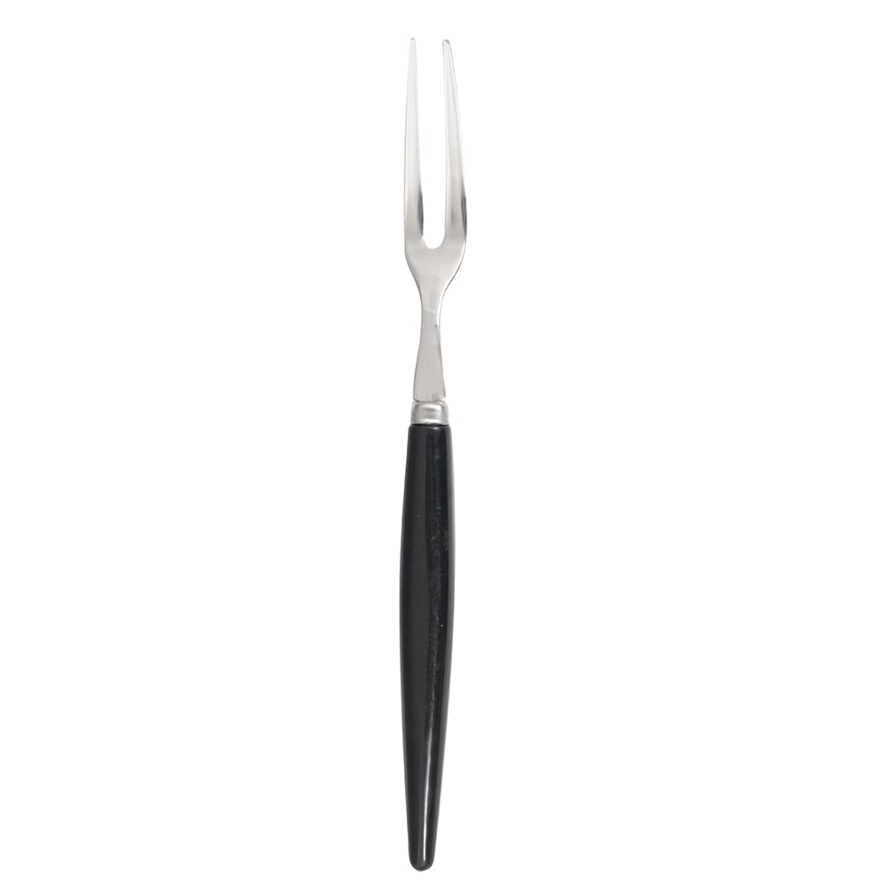 166-SNF700 7" Snail Fork with Black Plastic Handle, Stainless