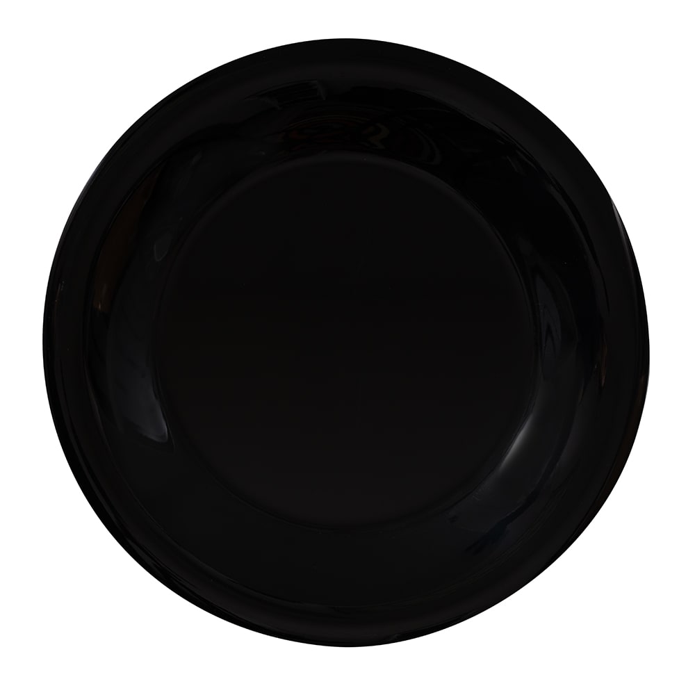 284-WP9BK 9" Round Melamine Dinner Plate, Black