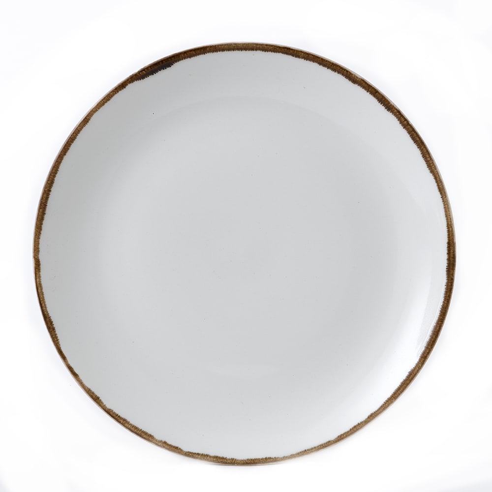 245-HN260 10 1/4" Round Harvest Plate - Ceramic, Natural