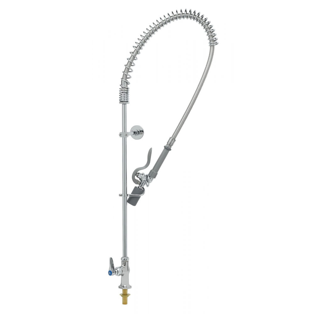 064-B2285BC 42 1/2"H Deck Mount Pre Rinse Faucet - 13/20 GPM, Base with Nozzle