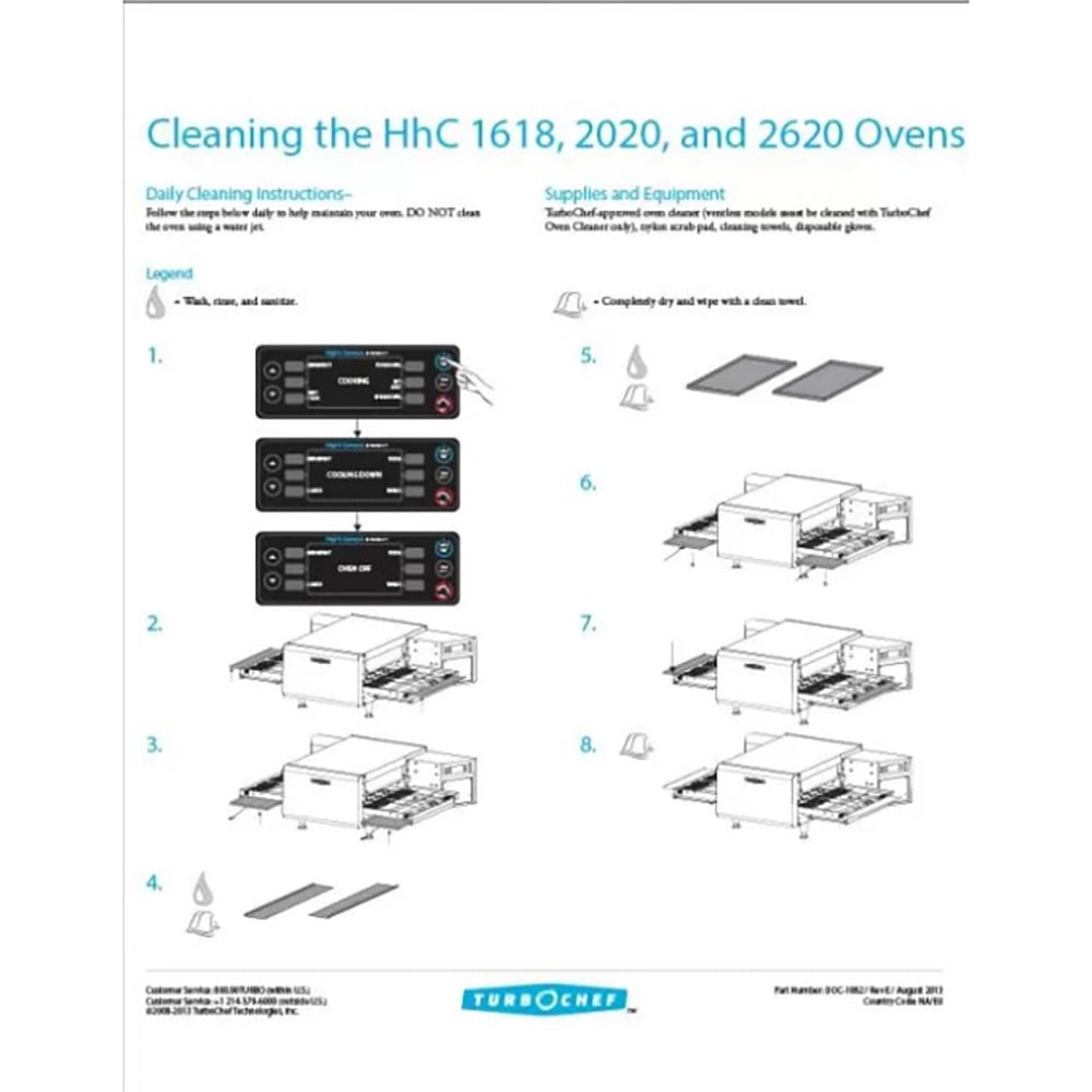 589-DOC1082 Daily Cleaning Poster For HhC 2020 Conveyor