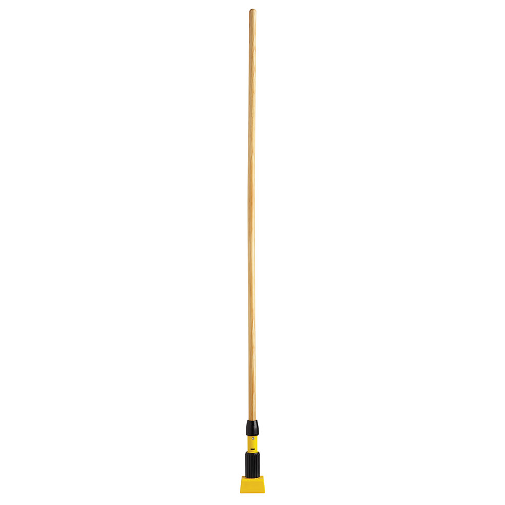 007-FGH216000000 60" Gripper Wet Mop Handle - Wood/Yellow