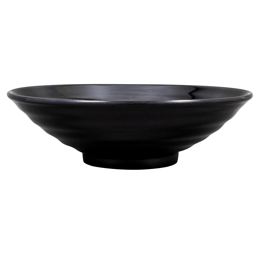 284-ML78BK 1 qt Round Melamine Serving Bowl, Black